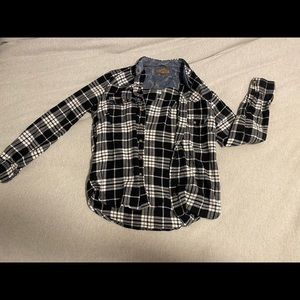 Black and white flannel !